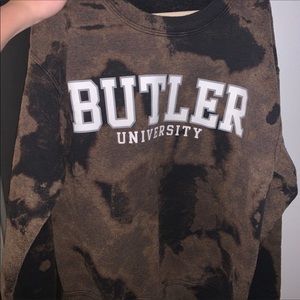 Butler University bleached crewneck